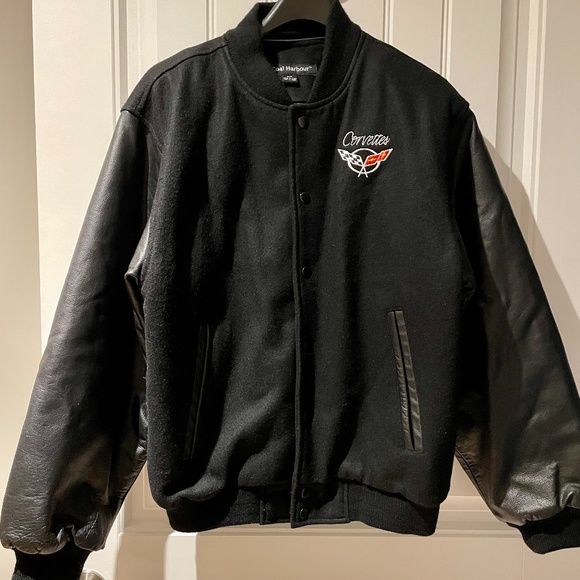 Coal Harbour Other - Wool & Leather Coal Harbour Coat Jacket with Corvette Logo